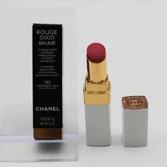 未使用 CHANEL シャネル ルージュ ココ ボーム 762 ラズベリー キス 3g CR7-03-67-09