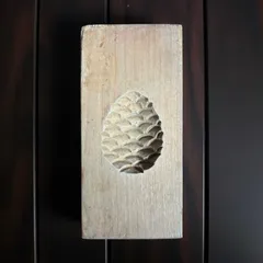 菓子型 松 アンティーク レトロ インテリア 木型 菓子型 松と梅 木型 木製 和菓子 古道具 レトロ アンティーク 菓子木型