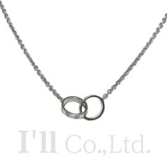 CARTIER　カルティエ　ベビーラブ　ネックレス　B7212500　750WG　ブランドジュエリー　アクセサリー　ペンダント　LOVE　ビス　Au750　K18WG　750ホワイトゴールド　18金【中古】【76765】