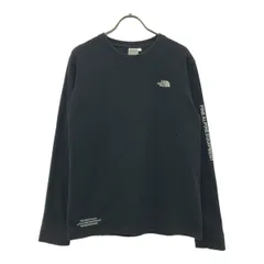 THE NORTH FACE ザノースフェイス ロゴプリント 長袖 テステッドプルーブンティー カットソー L ブラック アウトドア NTW82032 ロンT レディース 古着
