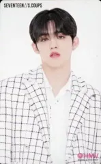 【中古】コレクションカード(男性) SEVENTEEN/S.COUPS(エスクプス)/上半身・背景白/CD「JAPAN 1ST SINGLE『Happy Ending』」HMV SEVENTEENmuseum2019開催店舗限定特典スペシャルカード