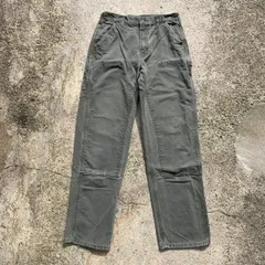 MQ-00080 W32 メキシコ製 carhartt ダック地 ダブルニー ペインターパンツ グレー ビンテージ オールド アメリカ古着 カーハート No.87