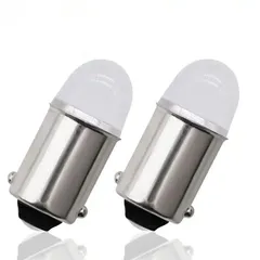 セール デコトラ屋 正規品 24V専用 角型マーカー サイドマーカー用 BA9S LED バルブ 球 高輝度 隋円型 タイプB 2個SET