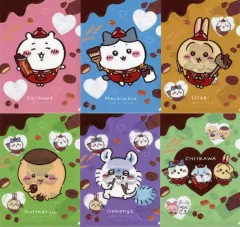 【中古】クリアファイル 全6種セット オリジナルクリアファイル 「ちいかわ なんか小さくてかわいいやつ×ファミリーマート×ロッテ」 対象商品購入特典