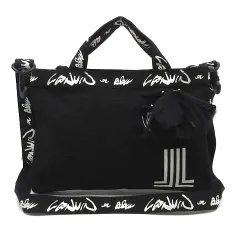 ランバンオンブルー LANVIN en Bleu 2WAY サコッシュ トートバッグ ショルダーバッグ リボン ブローチ付き ブラック ホワイト 黒 白のサムネイル