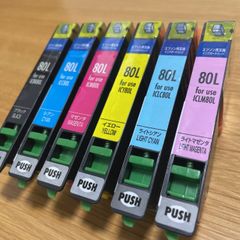 エプソン IC6CL80L互換インク6色セットPPC社製 新品未使用とうもろこし