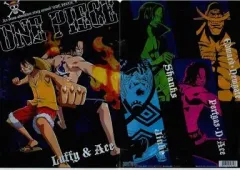 【中古】クリアファイル ルフィ＆エース/集合 A4クリアファイル 「ワンピース」