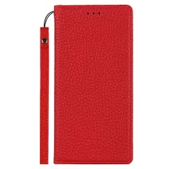 【在庫セール】スタンド機能 カード収納 マグネット式 本革 ストラップ付き 手帳型 iPhone14 手帳型 ケース ケース アイフォン14 ケース ケース 14 14 iPhone iPhone 14 アイフォン カバー 高級牛革 レッド Elick