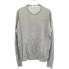 uniform experiment × JOHN SMEDLEY ユニフォームエクスペリメント × ジョンスメドレー 18AW ハイゲージコットンニットセーター UE-189126 グレー 4のサムネイル