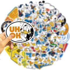 Disney Stickers: Donald Duck, Daisy Duck, Mickey Mouse, Walt Disney Wall Stickers/Wallpaper Stickers (3-6cm x 50 pieces) JM4