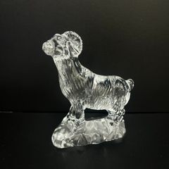 【美品】Baccarat　バカラ 干支　干支シリーズ　ひつじ　羊　未　置物　ガラス　フィギュリン　クリスタル