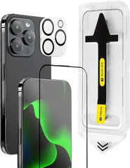 プレミアムガラスフィルム（PREMIUM GLASS FILM） 日本メーカーiPhone16ProMax+強化カメラ保護フィルム スマホ守るアイフォン16プロマックス用(レギュラー)