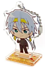 【中古】キーホルダー 仁王雅治 「GiGO コラボカフェ 新テニスの王子様 スタンド付きデフォルメアクリルキーホルダー ～立海・不動峰ver.～」