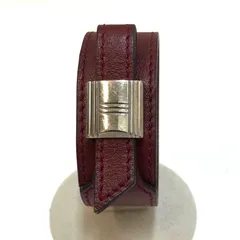 HERMES ＊エルメス アルテミス レザー ブレスレット バングル