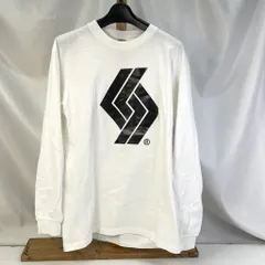 01w-1119 ステューシー STUSSY   Old Stussy オールドステューシー ラメプリント ロングTシャツ 90s～00s  ホワイト Mサイズ  USA製 メンズ   長袖Ｔシャツ  コットン  【中古品】