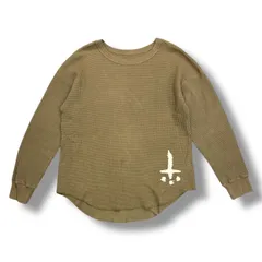 参考上代35200円 CVTVLIST CTLS 23SS Waffle Longsleeve Tee ワッフルロングスリーブ長袖Tシャツ カットソー サーマル生地 カタリスト 2301090303 カーキ 1 79728A7のサムネイル