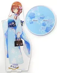 【中古】アクリルスタンド・アクリルパネル 中野三玖 描き下ろしイラスト 桜和装ver. 1/7スケール BIGアクリルスタンド 「五等分の花嫁∬」