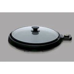 【新品・14営業日以内発送】アイリスオーヤマ IRIS IHP-C320-B 丸型ホットプレート IHPC320B 焼肉 ブラック キッチン家電 パーティー 一人暮らし 着脱式 調理 大型 お好み焼き 調理家電【沖縄離島販売不可】のサムネイル