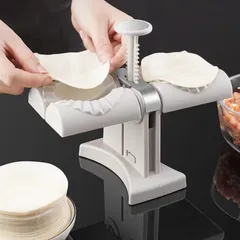 ★餃子包み器 餃子メーカー 餃子つつみ機 2つ同時に餃子を包める 圧力型 家庭用 レストラン用 調理用具のサムネイル