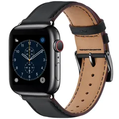 コンパチブル アップルウォッチ バンド 革 46mm 42mm 44mm 45mm 49mm 40mm 41mm 38mm コンパチブル Apple Watch バンド 本革 レザー ビジネス 男女兼用 コンパチブル iWatch Ultra/Ultra2/S