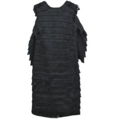 本物 バーバリー BURBERRY ノースリーブ ドレス ワンピース スカート 32 シルク エラスタン ブラック レディース 衣類 洋服 中古 【フォロー割】