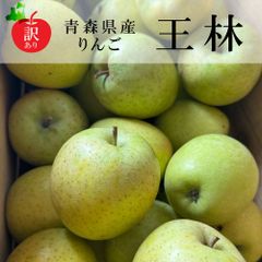 【新物訳あり】青森県産りんご（王林）（7玉）　約2～3Kg
