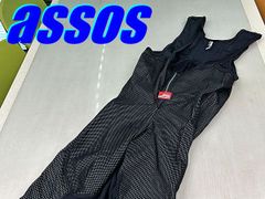 テルスポ イチ推し!! ほぼ未使用!! ASSOS AIRPLUS TIGHTS size:L アソス エアープラス タイツ ビブタイツ トレンカ 裏起毛 パッドなし ロード ミニベロ 同梱発送承り中!! M-1009