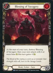 【中古】Flesh and Blood DYN014[R]：Blessing of Savagery (2)