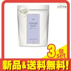 ヘルス MGB 薬用エプソムソルト 無香料 600g (約6回分) 3個セット まとめ売り