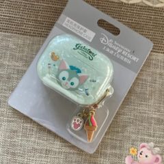 【即納在庫】上海ディズニー公式グッズ  でWonderful Life shop 海外限定 上海ディズニーランド   ディズニーダッフィー＆フレンズキャラクター 煌びやかで高級感あるAirPods Pro(第2世代)用 ケース チェーン付き
