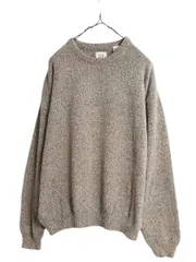 【お得なクーポン配布中!】 00s OLD GAP コットン ニット セーター メンズ XL 古着 00年代 オールド ギャップ 旧タグ 大きいサイズ 無地 杢 マルチカラー クルーネック