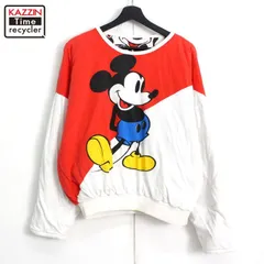 80s vintage Disney ミッキーマウス Mickey Mouse リバーシブル スウェット トレーナー メンズ XLサイズ相当 ビッグサイズ オーバーサイズ