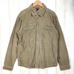 【Men's XS ベージュ系】 Patagonia ( パタゴニア ) ロングスリーブ ワークウェア シャツ Long Sleeved Workwear Shirt オーガニックコットンコーデュロイ 生産終了モデル 入手困難 53795 In