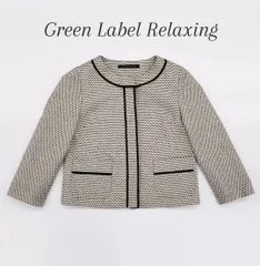 グリーンレーベルリラクシング フォーマル ノーカラージャケット