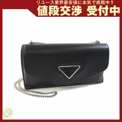  プラダ ショルダーバッグ 1NR001 ブラック レザー