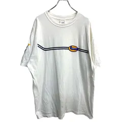 Reebok 半袖 プリント Tシャツ XLサイズ リーボック ロゴ 刺繍 ホワイト コットン メキシコ製 古着卸 アメリカ仕入 t2407-3804