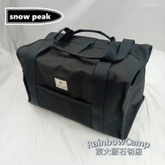 snow peak(スノーピーク) HQ10周年記念　薪コンテナ UG-570　薪バッグ(ブラック)