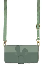 iPhone14Pro ケース 手帳型 アイフォン14 プロ スマホケース スマホショルダー レザー ストラップ ウサギ うさぎ 兎 ツートン シンプル かわいい 調節可能 130cm  カラー07