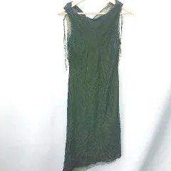 ◇ MAITRESSE メトリーゼ - ロング丈 ワンピース サイズ9号 ネイビ－系 レディース E  【1408060031535】