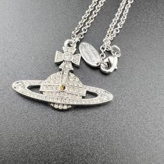 Vivienne Westwood ヴィヴィアンウエストウッド ネックレス シルバー  ストーンオーブ