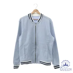 ☆美品☆ ZARA ザラ ジャケット アウター ブルゾン シンプル カジュアル 長袖 レディース ブルー M 901-11834 送料無料 古着