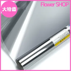 【セール中】KTJ 窓用フィルム 窓断熱シート ガラス飛散防止用品 マジックミラーフィルム 目隠しシート 建築建物ガラスフィルム めかくしシート窓フィルム 紫外線カット ガラス破片飛散防止フィルム(60cm×200cm シルバー)のサムネイル