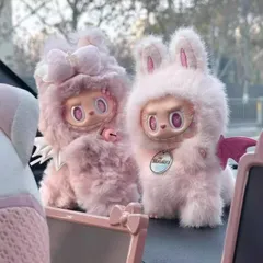LABUBU ラブブ　正規品　ピンク ラブブ ポップマート LABUBU 海外限定 ピンク マスコット - メルカリ