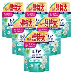 レノア 超消臭1WEEK 柔軟剤 みずみずしく香るフレッシュグリーンの香り 詰め替え 1900mLｘ6袋のサムネイル