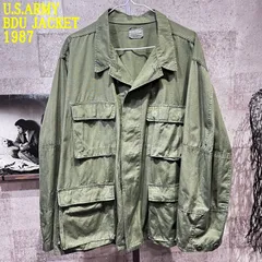 1987年 US ARMY BDUジャケット L 米軍 実物 アーミー 80'S ヴィンテージ