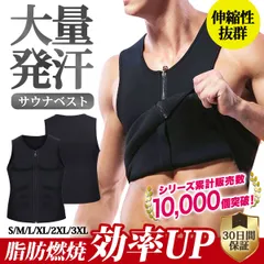 サウナスーツ メンズ  大きいサイズ  洗濯可能 ベスト 上 発汗 bodymaker