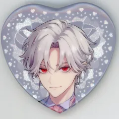 【中古】バッジ・ピンズ 葛葉(枠模様) 「バーチャルYouTuber にじさんじ Prism Heart June Bride ランダムハート型缶バッジ Aグループ」