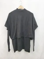 ◇ STYLEMIXER スタイルミキサー ニット ワンピース ニット カットソー アンサンブル サイズF ブラック レディース P  【1405230010451】のサムネイル