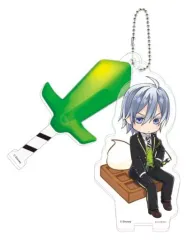 【中古】食玩 キーホルダー 20.シルバー 「『ディズニー ツイステッドワンダーランド』 ツインアクリルコレクション」