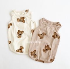 リボンベアタンクトップ　犬服　マインズショップ
